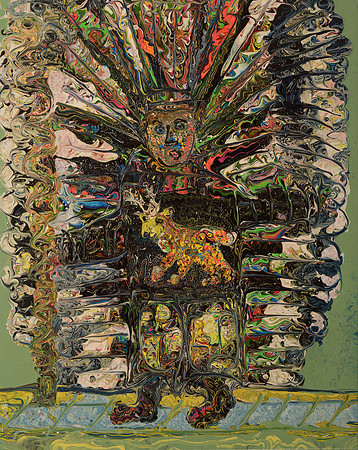 Mardi Gras Indian with the little Deer